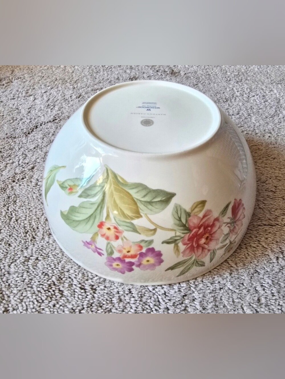 Martha Stewart Wedgwood Floral Gardens Large Serving Bowl